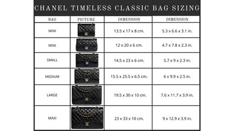 chanel size chart uk.